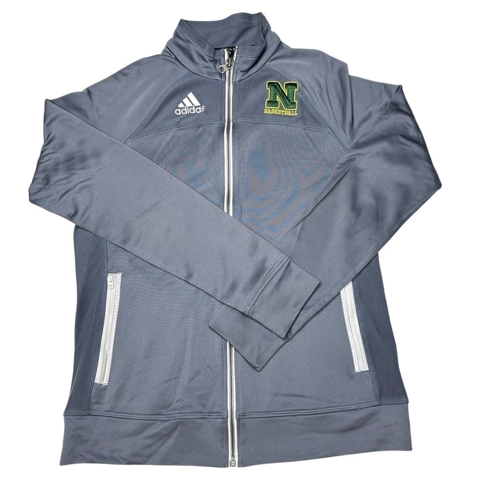 Adidas Gray Track Climalite Jacket‎ Long Sleeve Men’s Size Small - Picture 3 of 7